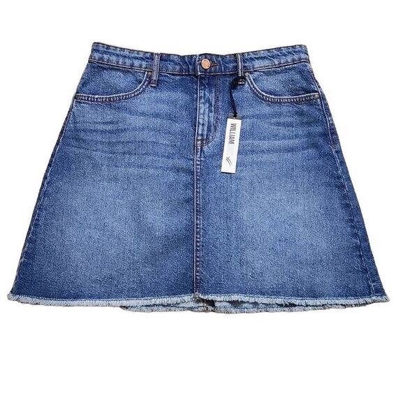 William Rast Dresses & Skirts - William Rast Blue Jean Rae Hem Skirt -Q